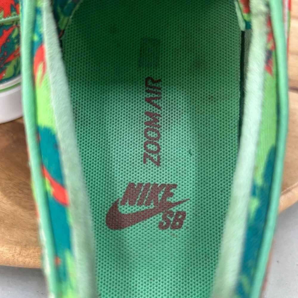 Nike SB Zoom Stefan Janoski Canvas Lucid Green Tiger Camo 657944-316 Mens 11.5